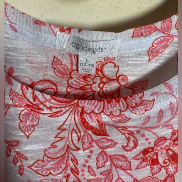 Women’s flutter sleeve top size large 12-14 - Picture 2 of 9